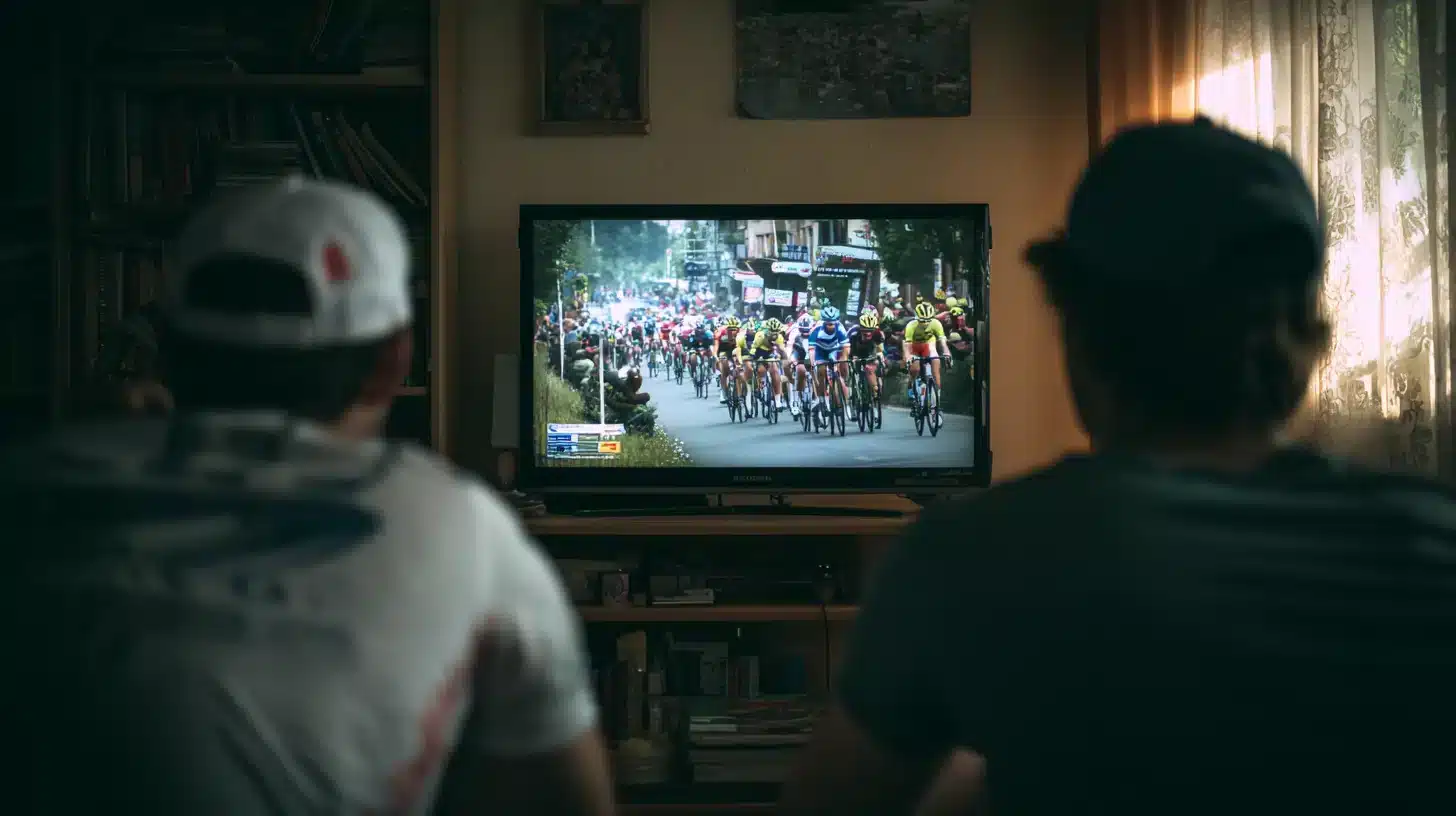 cykling i tv idag
